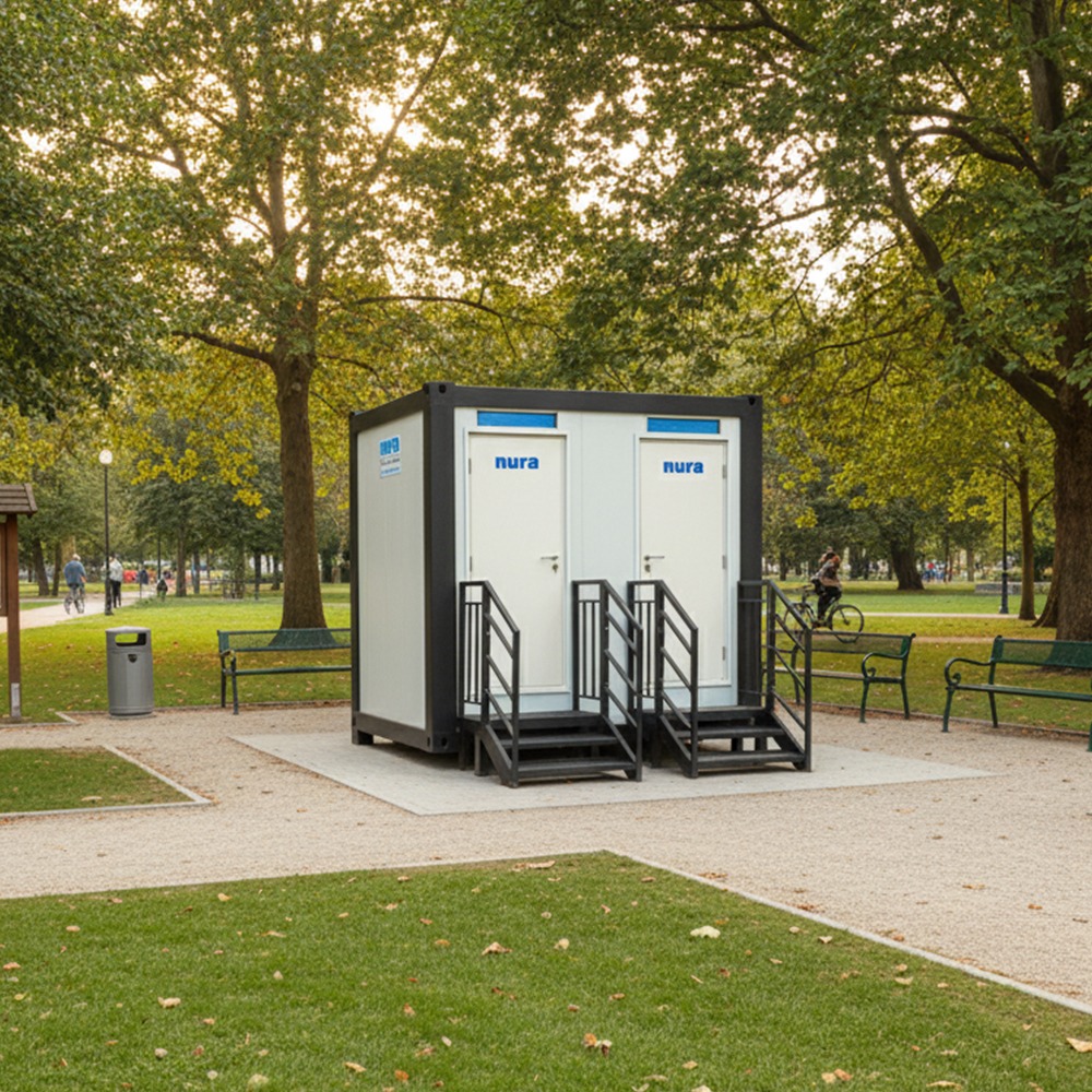 10' Flexi Pod-Loo Cabin Toilet - Image 2